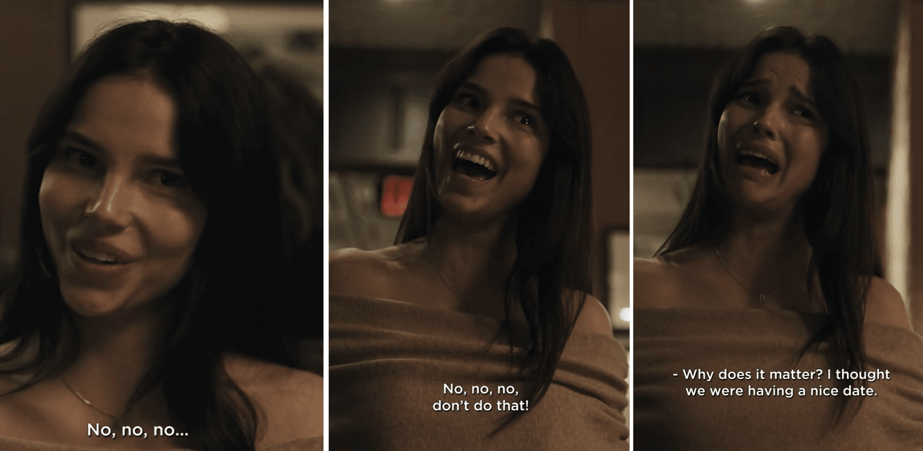 Obsession film scene associated with the No No No dance trend
